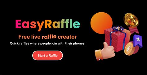 EasyRaffle — Free and easy raffle generator for events, whether .